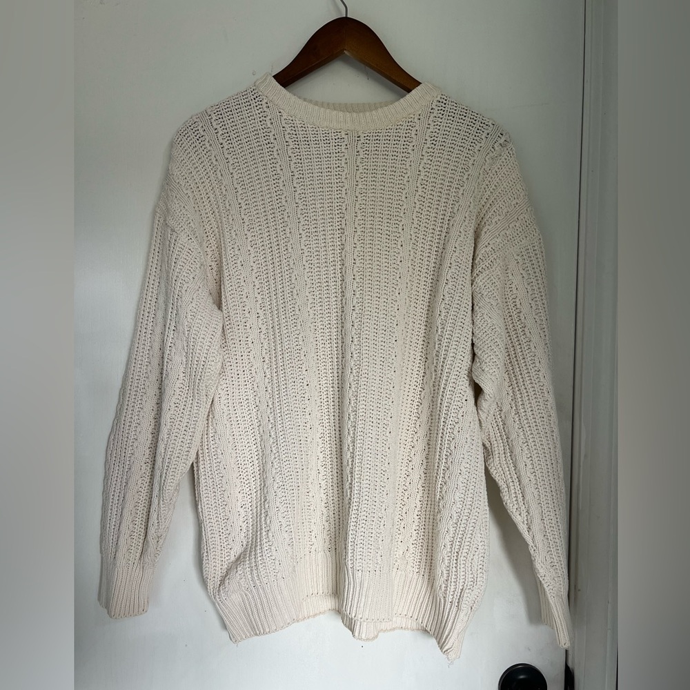Christopher Hayes Cream Sweater